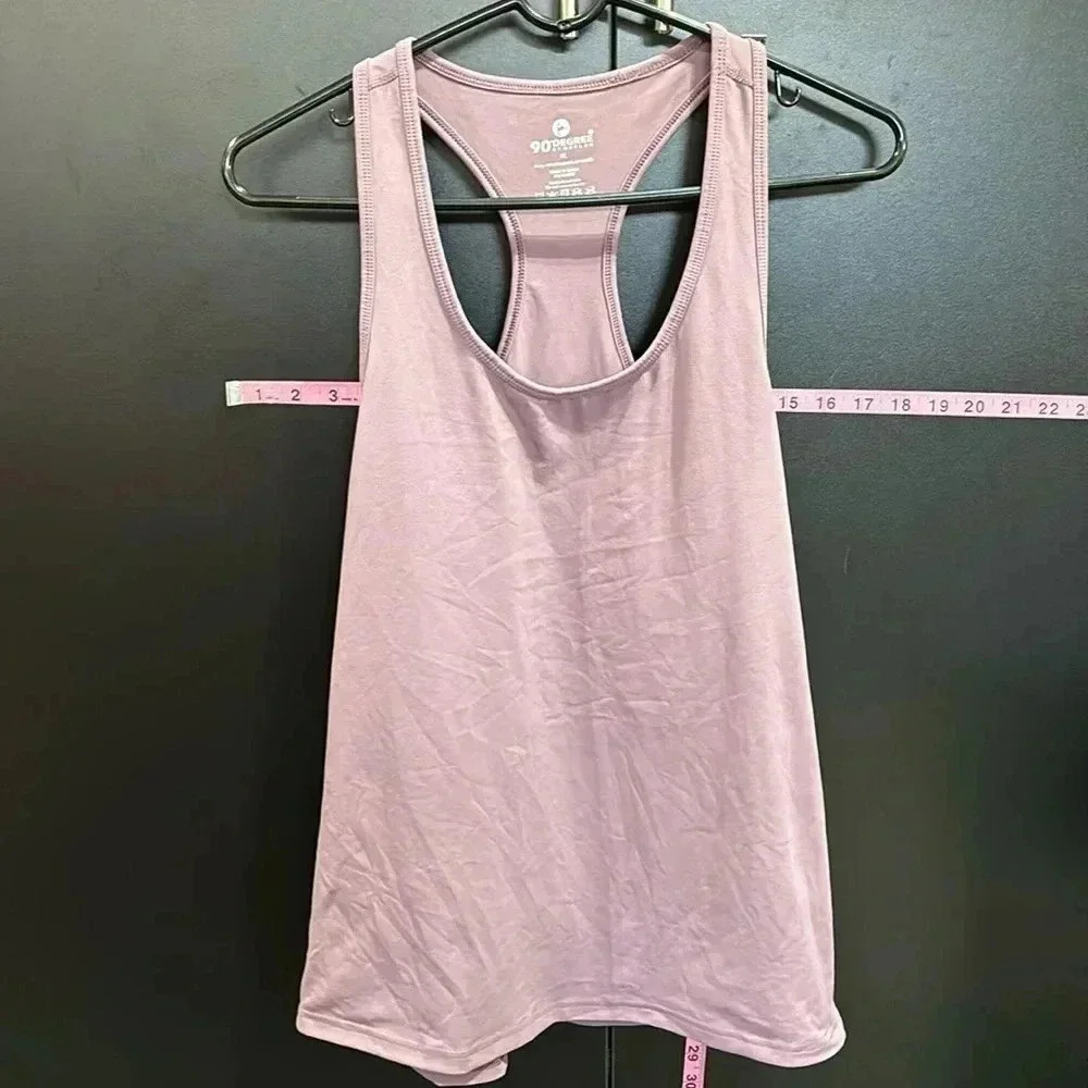 90° By Reflex Racer back athletic top, color TAYO YAM “light purple” size XL